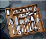 Mikasa Virtuoso 114-piece Flatware and Caddy Set (open box)