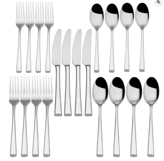 Mikasa Rockford Forged 20 Piece Flatware Set, Service for 4 (new)