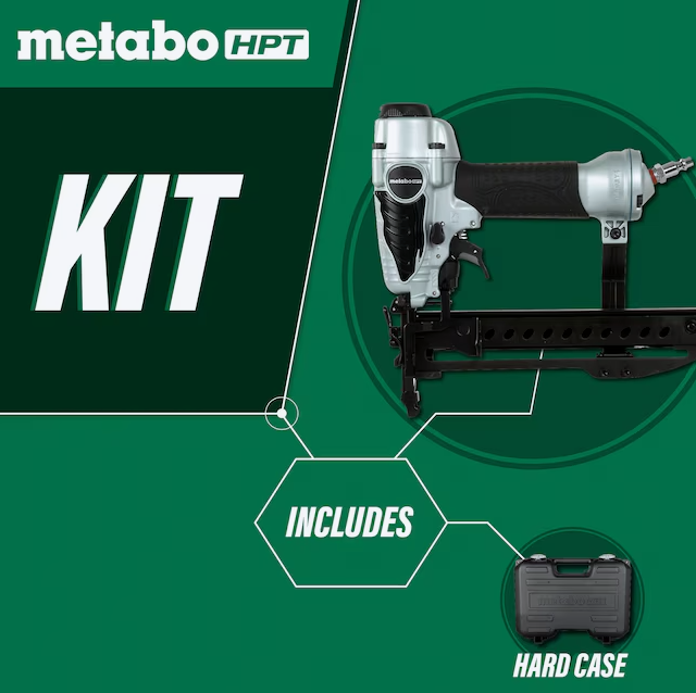 Metabo HPT 18 -Gauge 1/4-in Narrow crown Finish Pneumatic Stapler (Used)