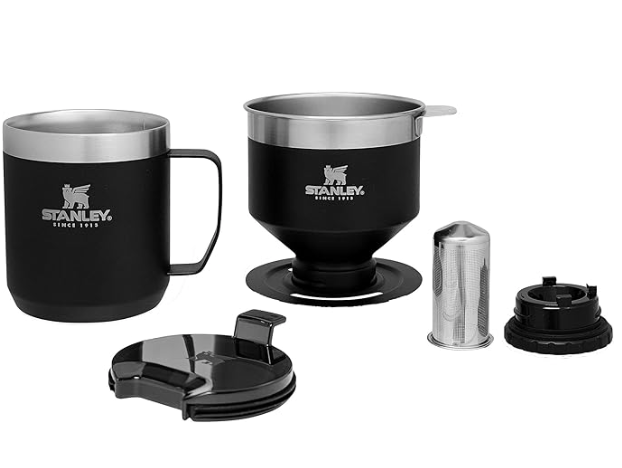 Stanley Camp Pour Over Set, Matte Black (open box)