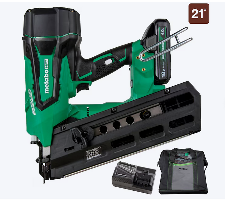 Metabo HPT 3-1/2-in 21-Degree Cordless Framing Nailer (USED)