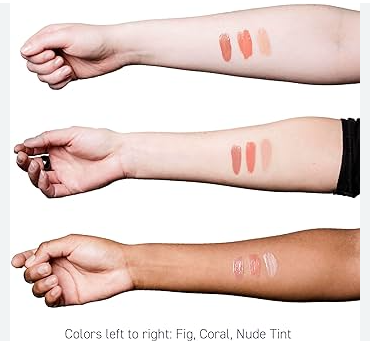 Brush On Block Sun Shine Protective Lip Oil Duo SPF 30 Nude Tint 2 x 0.23 Oz (new)