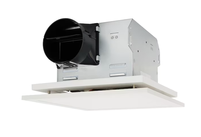 Utilitech Ventilation fan 1.5-Sone 100-CFM White Decorative Lighted Bathroom fan (ENERGY STAR Certified) (OPEN BOX)