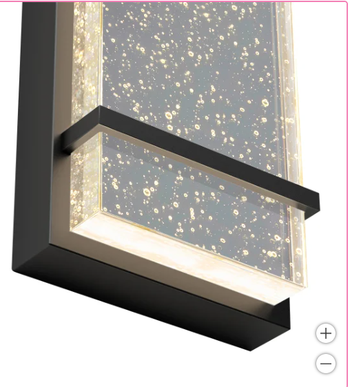 Artika Skyler Bubble Glass Sconce (new)