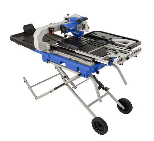 Kobalt 15.0 -Amp 10-in -Blade Sliding Table Tile Saw with Stand (OPEN BOX)(DONT LIST)