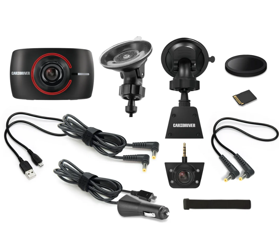 ROAD PATROL TOUCH DUO DUAL VIEW DASH CAM - CAR AND DRIVER ZX1002 (NEW)