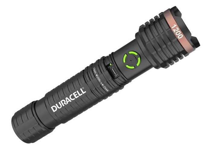 Duracell 1200LM Hybrid LED Flashlight, 3-pack (open box)