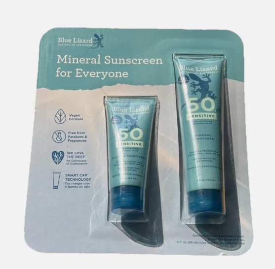 Blue Lizard Australian Sensitive Mineral Sunscreen SPF 50+ (new)