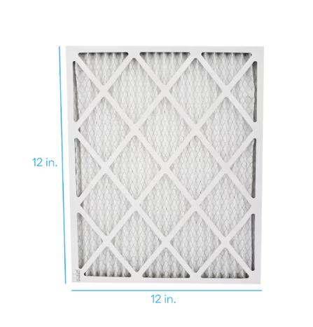 Project Source 12 x 12 x 1 MERV 8 Electrostatic pleated Air Filter 12-Pack
