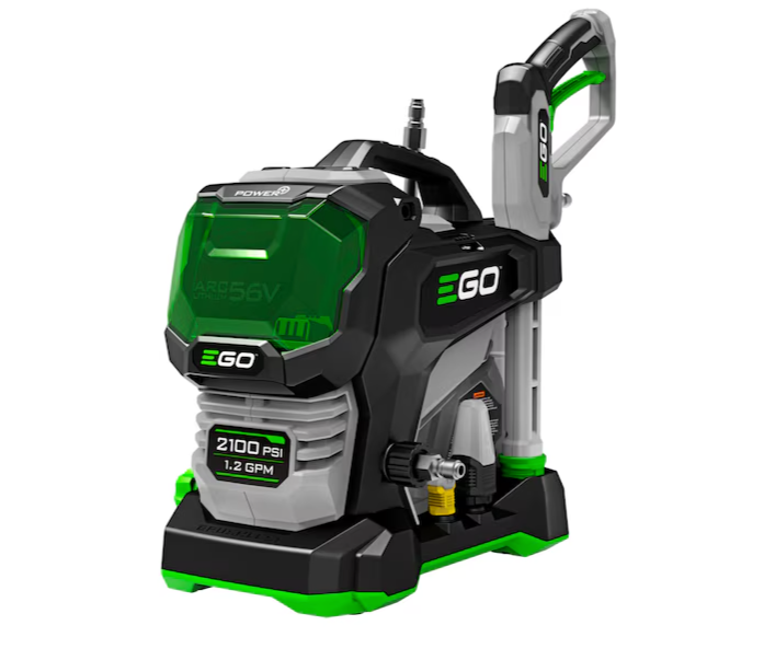 EGO POWER+ Compact 2100-PSI 1.2-GPM Cold Water Battery Pressure washer with 4 Spray Tips (Open Box)