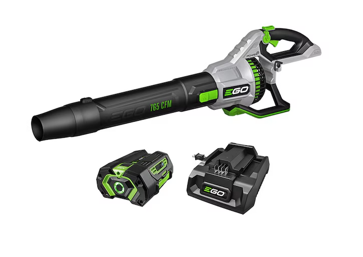 EGO 56-volt 765-CFM 200-MPH Battery Handheld Leaf Blower 4 Ah (Battery and Charger Included) (OPEN BOX)
