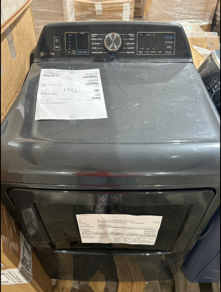 GE Profile Large Steam Cycle Vented Electric Dryer ( Diamond Gray )