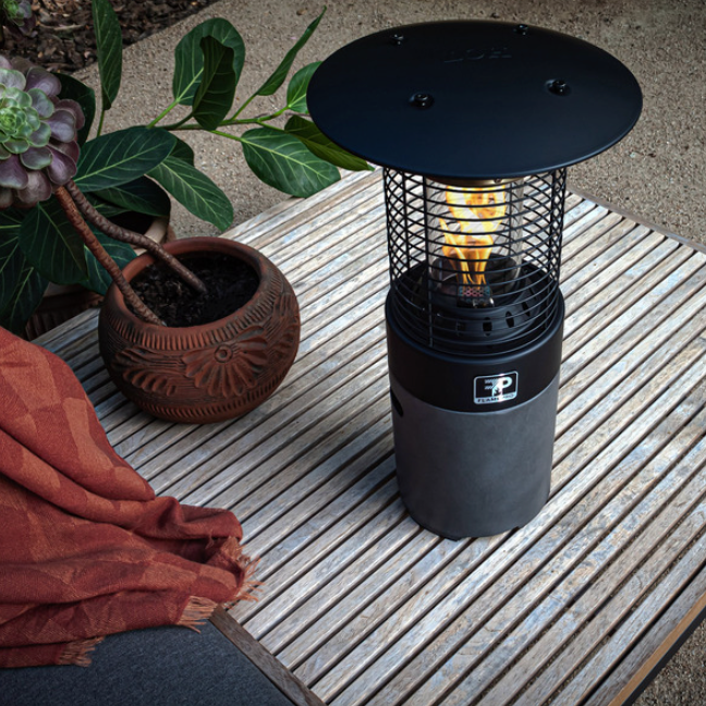 FlamePro Table-Top Patio Heater with Adapter Hose (Used)