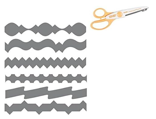 Fiskars Contemporary Paper Edgers Scissors Set (new)