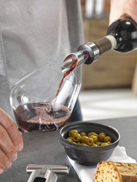Zwilling J.A. Henckels Twin Sommelier Pourer Wine Decanting Aerator Stopper (new)