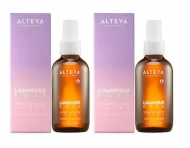 Hydrating Flower Toner Luminous Rose - 4 Fl Oz Set of 2 (new)