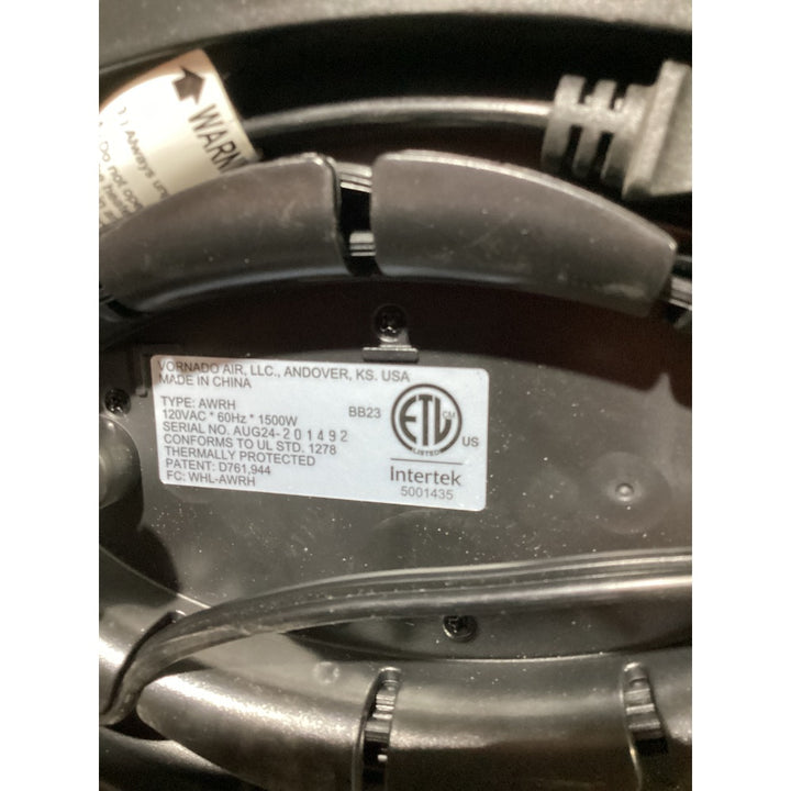 Lot # 535 Vornado Space Heater $45.00