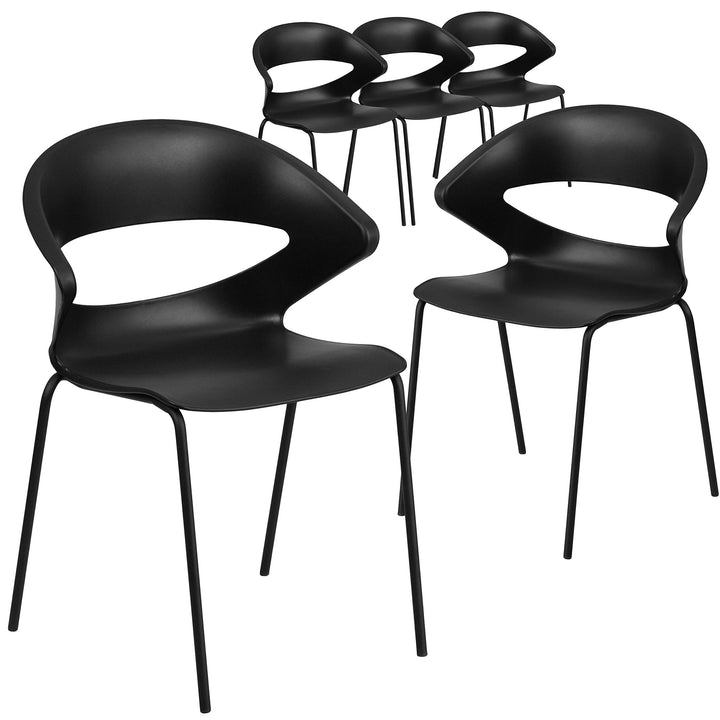 Lot # 2412 Flash Furniture Stacking Chairs $124
