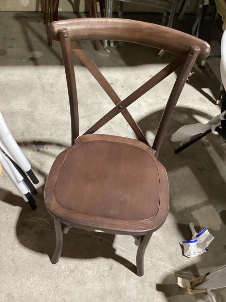 Lot # 2276 Flash Furniture HERCULES Series Mahogany Cross Back Chair