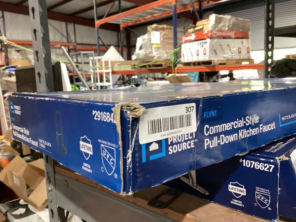Lot # 307 Project Source Pull-down Kitchen Faucet $99