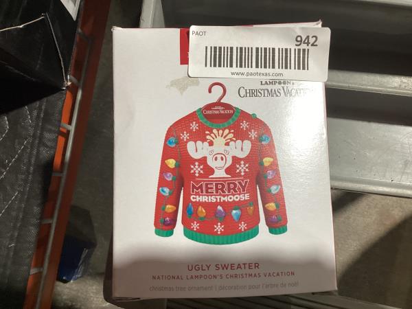 Lot # 942 Hallmark Keepsake Ugly Sweater Ornament $31