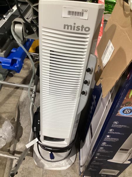 Lot # 2112 Lasko Misto Tower Fan with Humidifier $120