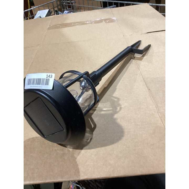 Lot # 143 Black Solar Garden Lantern $20