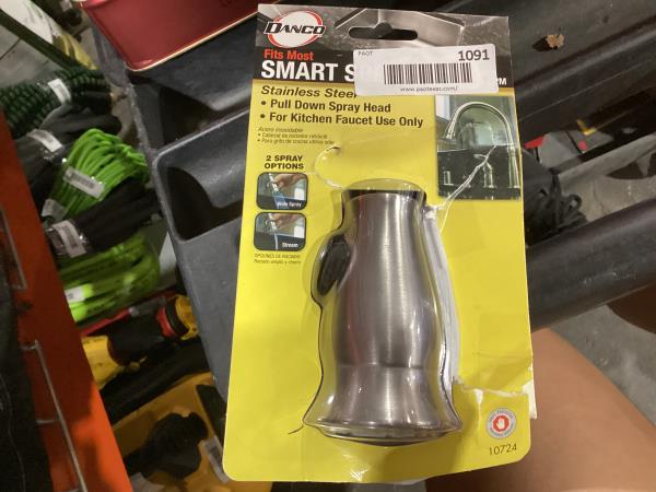 Lot # 1091 DANCO Faucet Spray Head SS $28.98