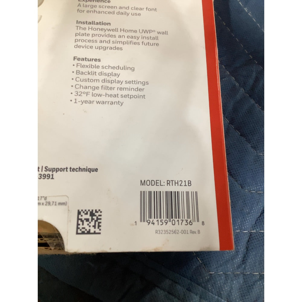 Lot # 24 Honeywell Home Thermostat $64.99