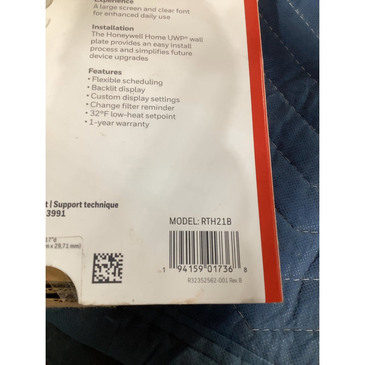 Lot # 24 Honeywell Home Thermostat $64.99