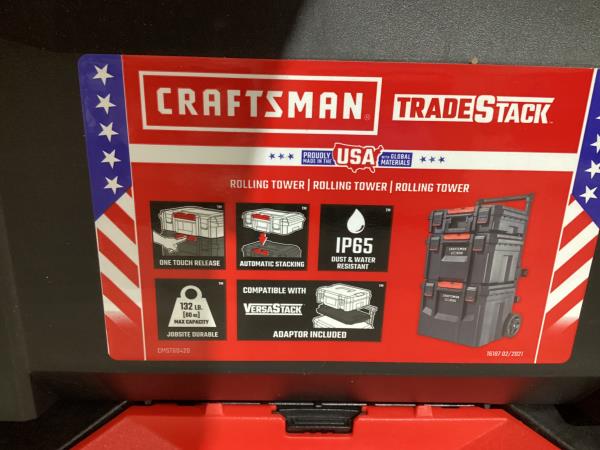 Lot # 2080 CRAFTSMAN TRADESTACK $209