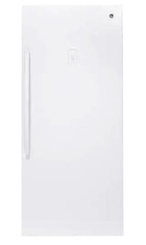 GE - 21.3 Cu. Ft. Frost-Free Upright Freezer - White