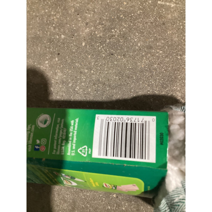 Lot # 1439 LIBMAN Tornado Mop - Strong Absorbent, Twist-Action Wringer, Green Handle, White Mop Head, Assembled in USA