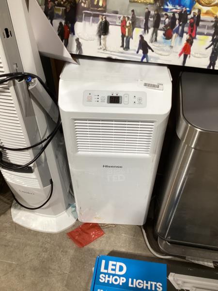 Lot # 2203 Hisense 115-Volt Portable Air Conditioner $299