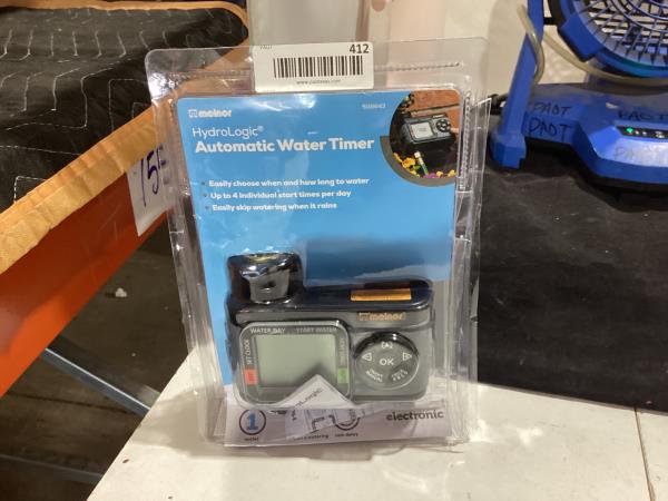 Lot # 412 Melnor 1 Output Port Digital Hose End Timer $45