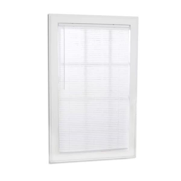 Lot # 162 Project Source 30-in x 64-in Cordless Mini Blinds