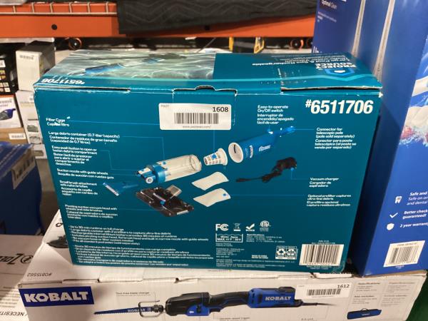 Lot # 1608 Project Source 11-in Handheld Pool Vacuum $139