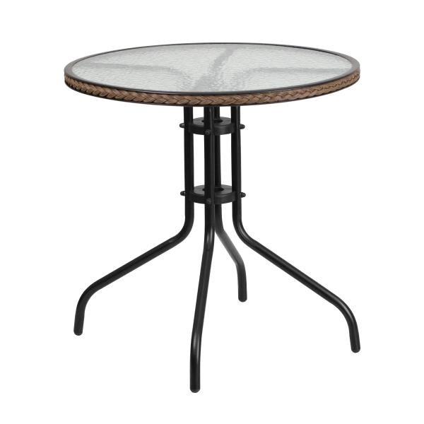 Lot # 1685 Flash Furniture 28' Round Tempered Glass table $71