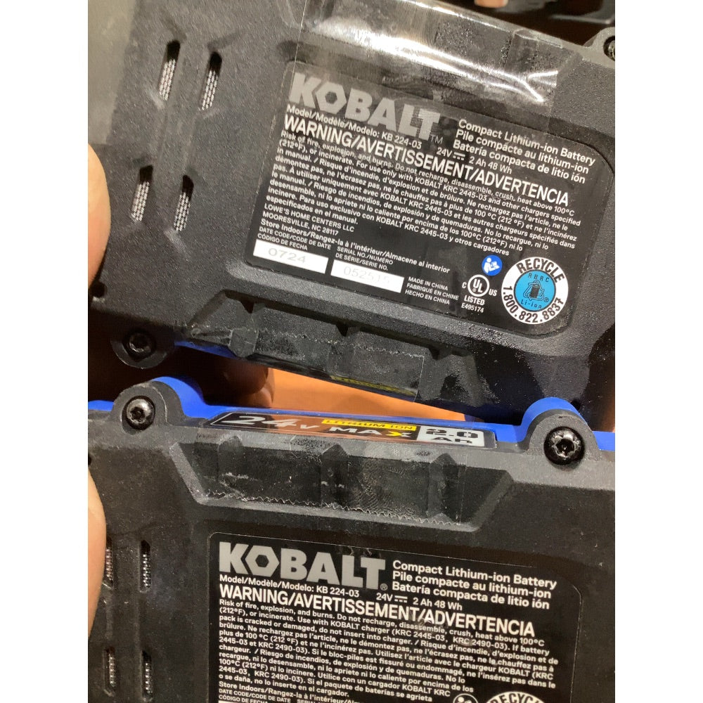 Lot # 142 Kobalt K5 224-03 Battery $5.00