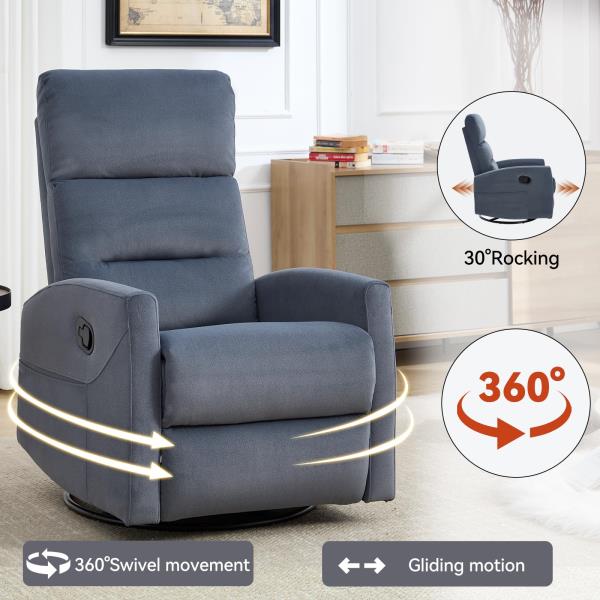Lot # 1697 Bituman Manual Recliner Chair with Rocker $247