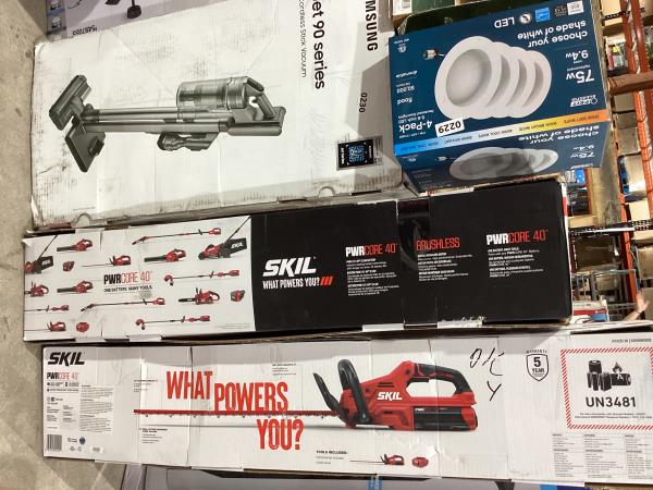 Lot # 1998 SKIL 40V 14" String Trimmer & Leaf Blower $199