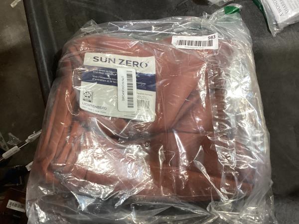 Lot # 983 Sun Zero Blackout Curtain 40x84 Terracotta $8.00