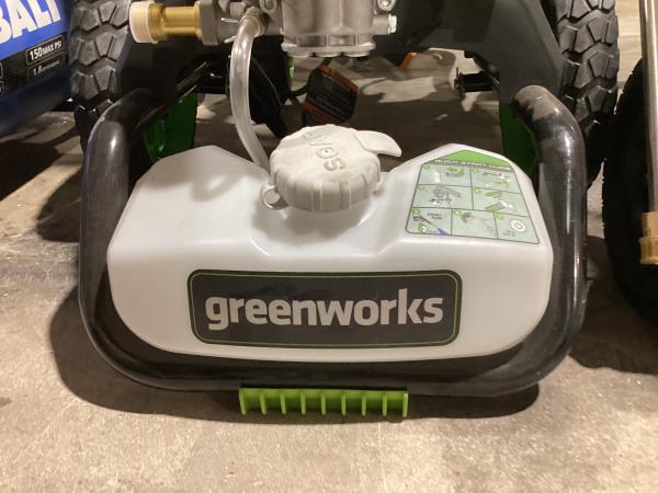 Lot # 2094 Greenworks 1.2-GPM Cold Water Pressure washer $249
