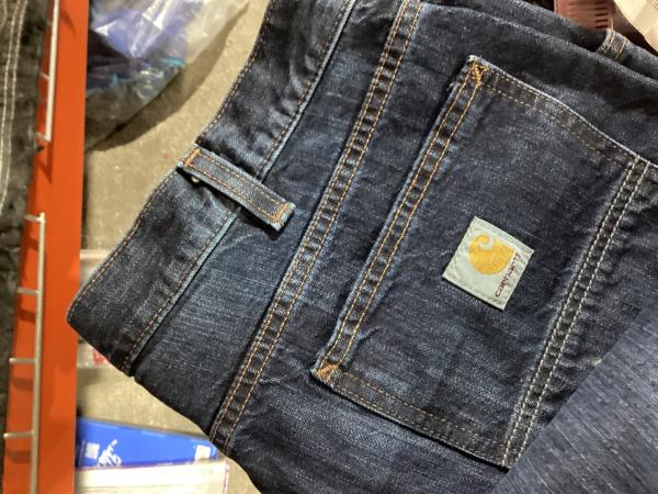 Lot # 1091 Carhartt Men's Relaxed Straight Jean, Deep Creek, W36 x L32
