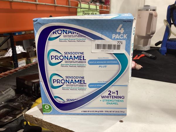 Lot # 771 Pronamel Whitening Toothpaste 6.5 oz $25