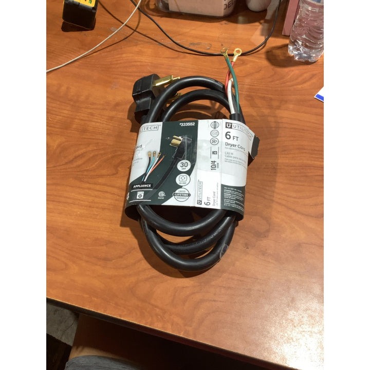 Lot # 1323 UTILITECH 6 FT 30A 14-30P Dryer Cord $35