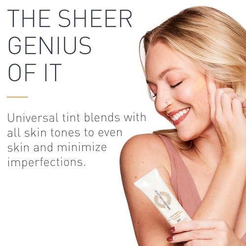 Brush on Block Sheer Genius Universal Tinted Mineral Sunscreen and Moisturizer SPF 50