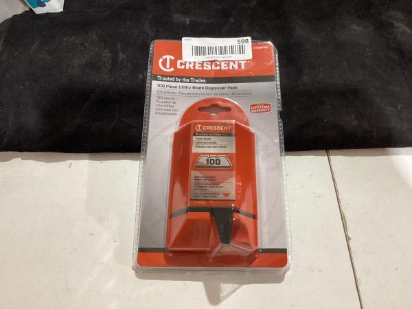 Lot # 598 Crescent Carbon Steel Utility Razor Blade (100-Pack)