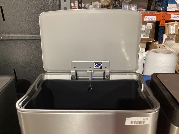 Lot # 2073 Stainless Steel Sensor Trash Can $59