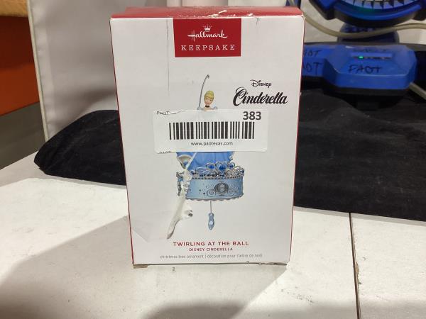 Lot # 383 Hallmark Keepsake Disney Princess Christmas Ornament 2024, Cinderella Twirling at the Ball